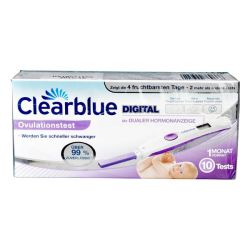 Clearblue DIGITAL Ovulationstest mit dualer Hormonanzeige